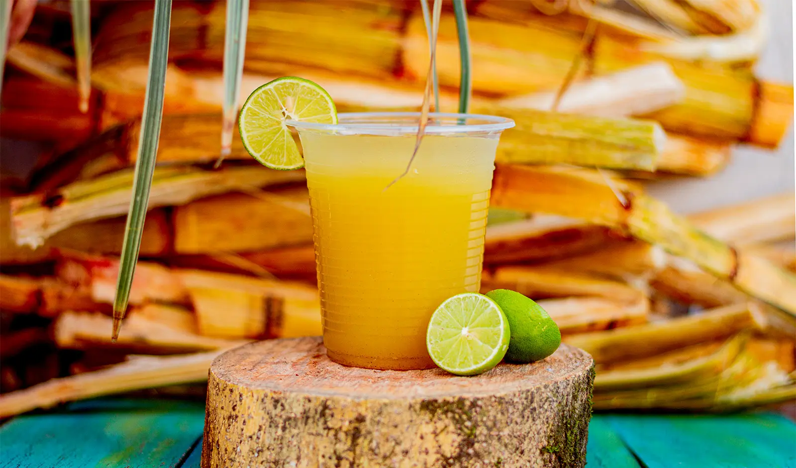 A delicious sugarcane drink prepared by an NSF certified commercial sugarcane juicer